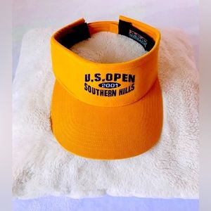 U.S OPEN Southern Hills Golf Tournament ca. 2001 Visor Cap Vintage Y2K